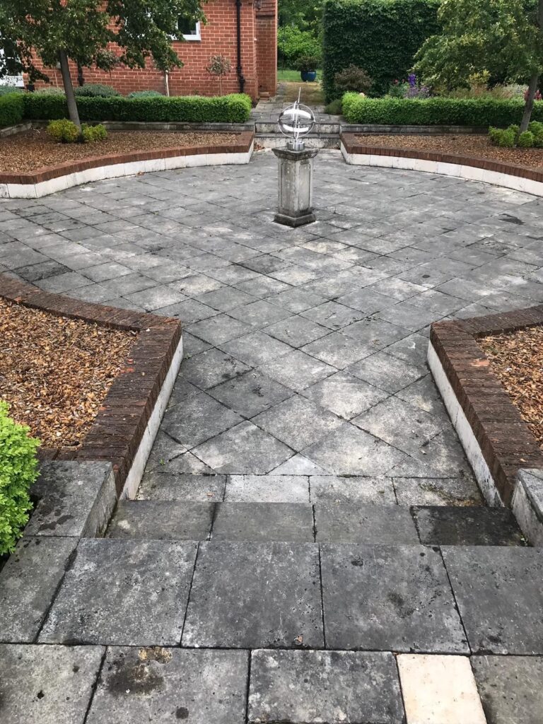 stone patio cleaning